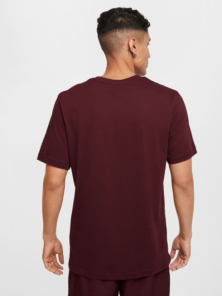 Nike Burgundy Crush Air Printed Graphic T-Shirt - Image 2 of 4