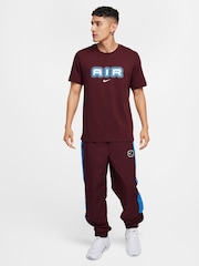 Nike Burgundy Crush Air Printed Graphic T-Shirt - Image 3 of 4