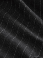 Black Stripe 100% Cotton Wide Leg Jeans - Image 7 of 7