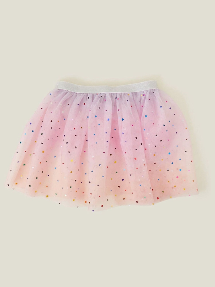 Angels By Accessorize Girls Pink Heart Set Up Dress - Image 2 of 3