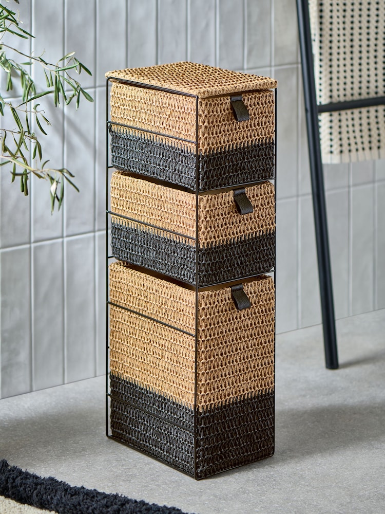 Natural Bronx Woven Storage Drawers - Image 1 of 6