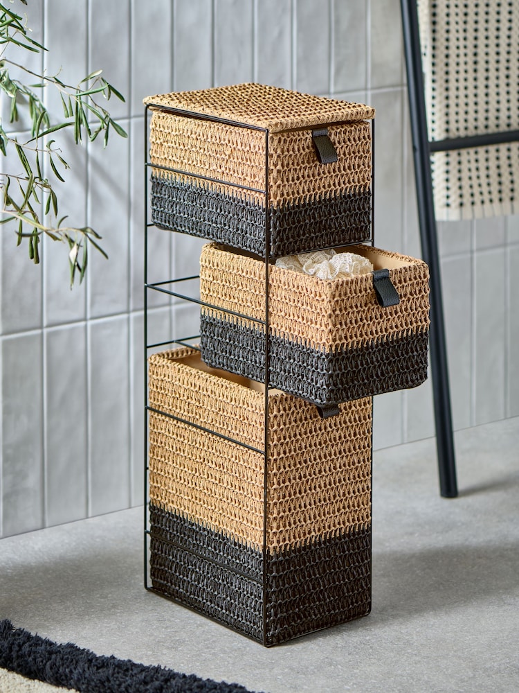 Natural Bronx Woven Storage Drawers - Image 2 of 6