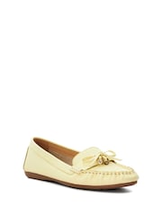 Rumena - Dune London Grovers Trim Detail Driving Usnjeni mokasini - Slika 5 iz 6