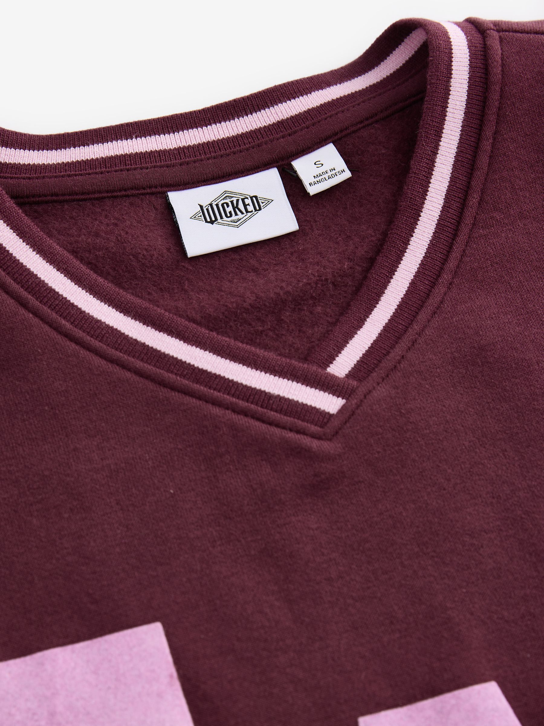 Buy Burgundy Red Official Wicked Movie License Varsity