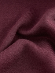 Burgundy Red Official Wicked Movie License Varsity Graphic Vee Neck Sweatshirt - Image 9 of 9