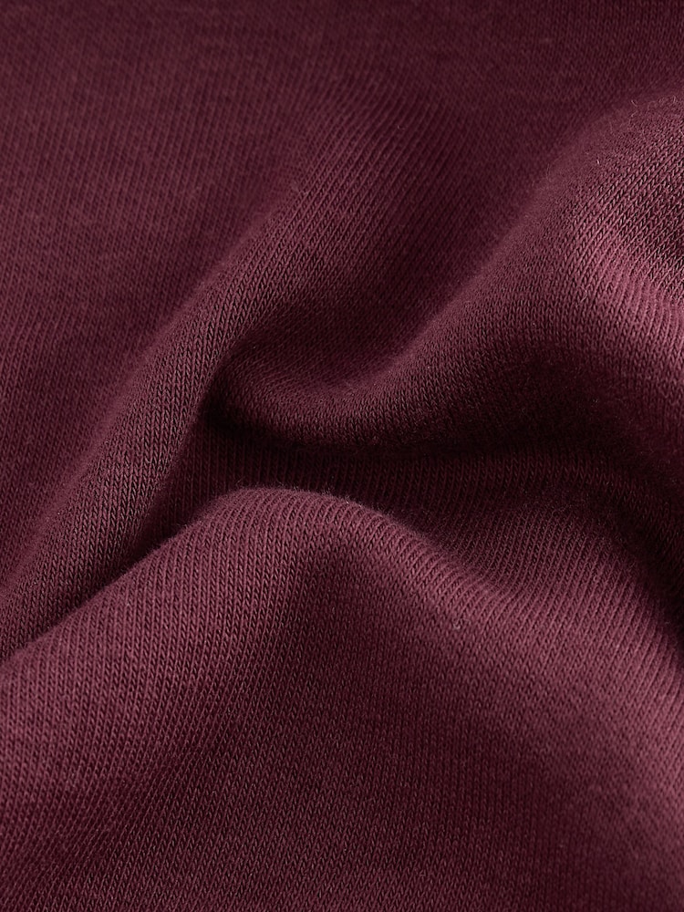Burgundy Red Official Wicked Movie License Varsity Graphic Vee Neck Sweatshirt - Image 9 of 9