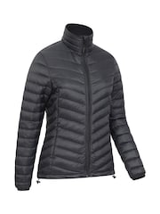 Mountain Warehouse Black Womens Featherweight Water Resistant Down Jacket - Image 2 of 4