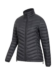 Mountain Warehouse Black Womens Featherweight Water Resistant Down Jacket - Image 3 of 4