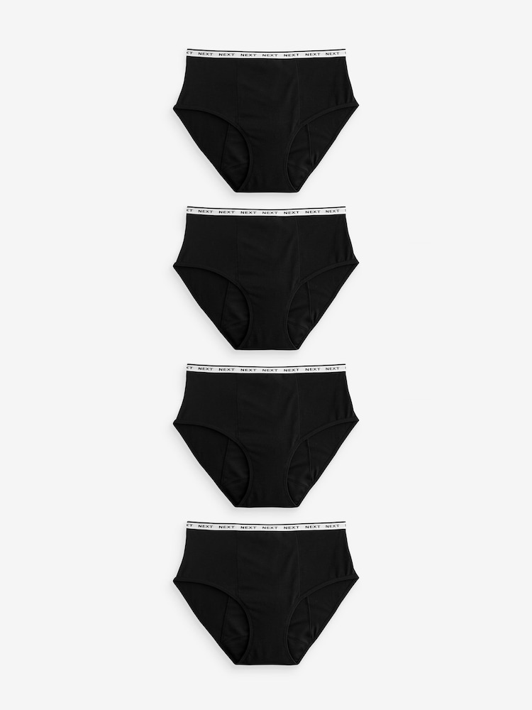 Noir - Heavy Flow Full Caleçons Period Knickers 4 Lot - Image 1 de 5