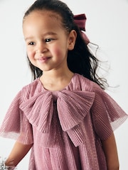 Pink Sparkle Mesh Dress (3mths-7yrs) - Image 4 of 9