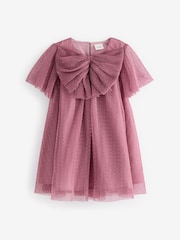 Pink Sparkle Mesh Dress (3mths-7yrs) - Image 5 of 9