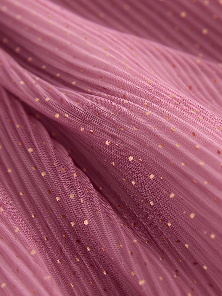 Pink Sparkle Mesh Dress (3mths-7yrs) - Image 9 of 9