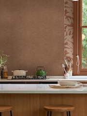 Graham & Brown Clay Rustic Weft Clay A4 Sample - Image 1 of 4
