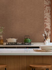 Graham & Brown Clay Rustic Weft Clay A4 Sample - Image 2 of 4