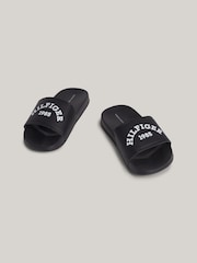 Sandale pentru piscină cu logo Tommy Hilfiger - Imaginea 4 din 5