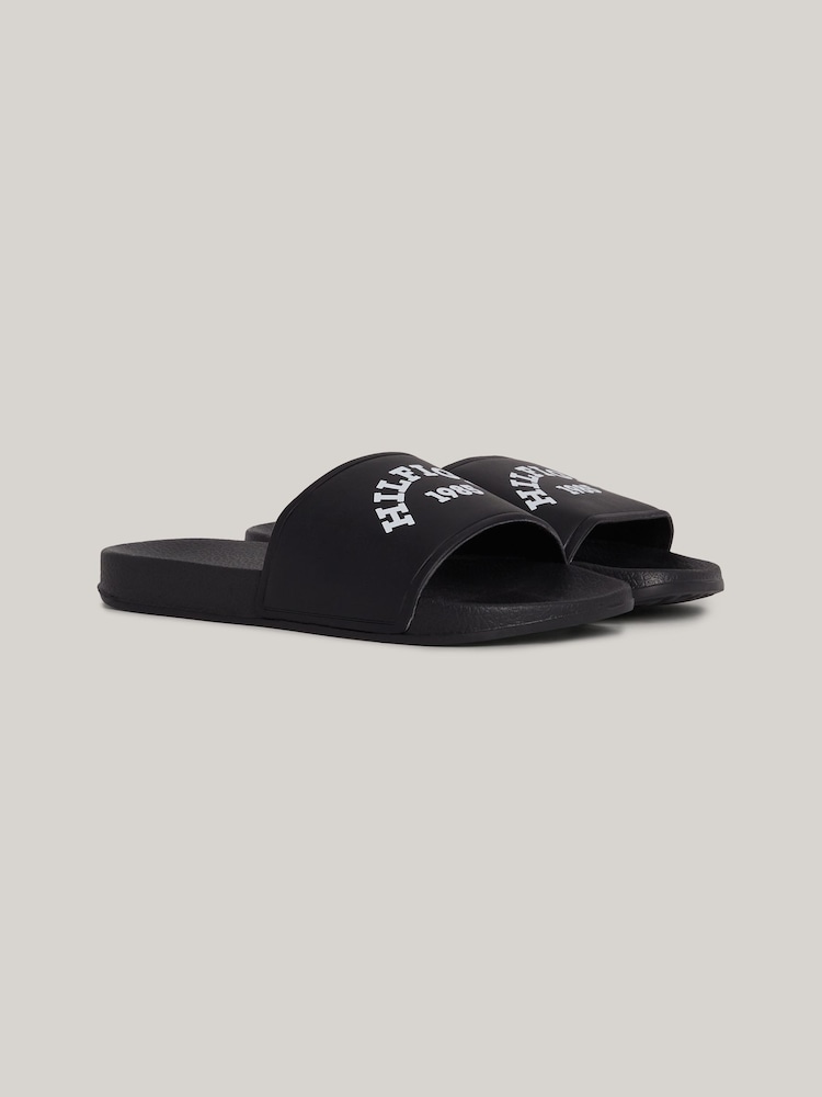 Tommy Hilfiger Black Logo Pool Slides - Image 5 of 5 Tommy Hilfiger Black Logo Pool Slides - Image 5 of 5