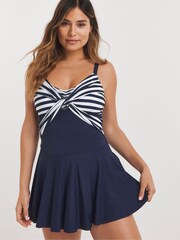 Blau - Simply Be Magisculpt Lose Up To An Inch Badekleid - Bild 1 von 4