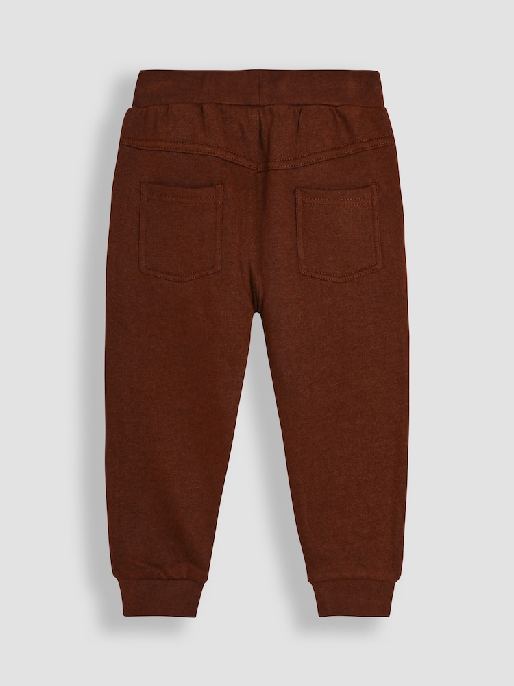 JoJo Maman Bébé Natural Print Sweatshirt & Joggers Set - Image 5 of 6