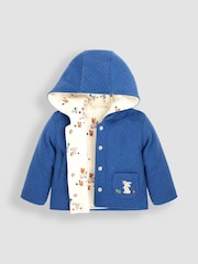 JoJo Maman Bébé 2-Piece Woodland Sleepsuit & Embroidered Pocket Jacket Set - Image 3 of 4