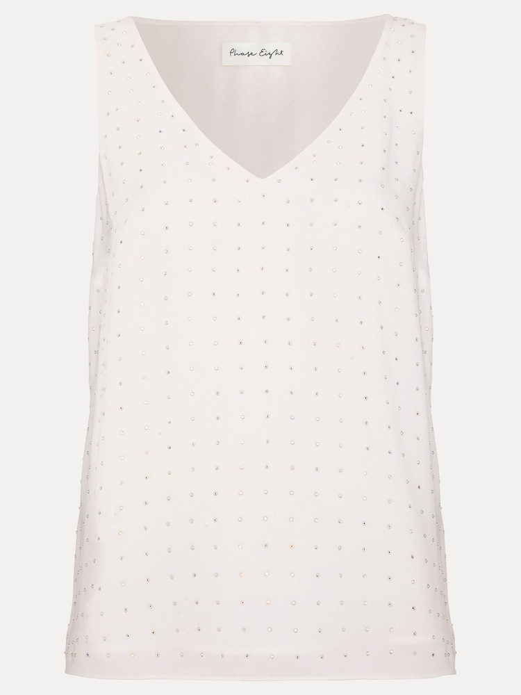 Phase Eight Natural Hayley Hotfix Vest - Image 7 of 7 Phase Eight Natural Hayley Hotfix Vest - Image 7 of 7