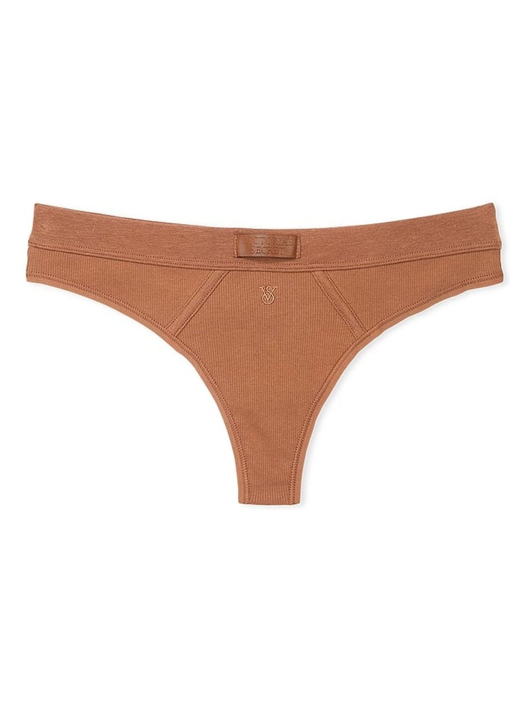 Victoria's Secret Caramel Nude Thong Knickers - Image 3 of 3