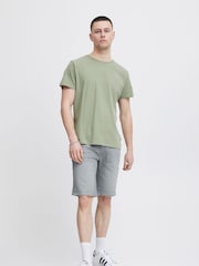 Blend Grey Stretch Denim Shorts - Image 3 of 5