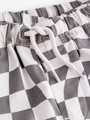 Checkerboard 100% Cotton Pull On Shorts (3-16yrs) - Image 3 of 3