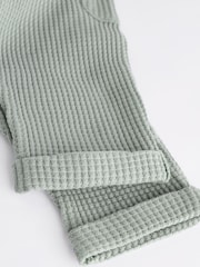 Green Baby Texture 100% Cotton Top And Leggings Set - Image 11 of 11