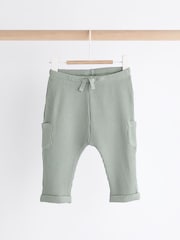 Green Baby Texture 100% Cotton Top And Leggings Set - Image 4 of 11