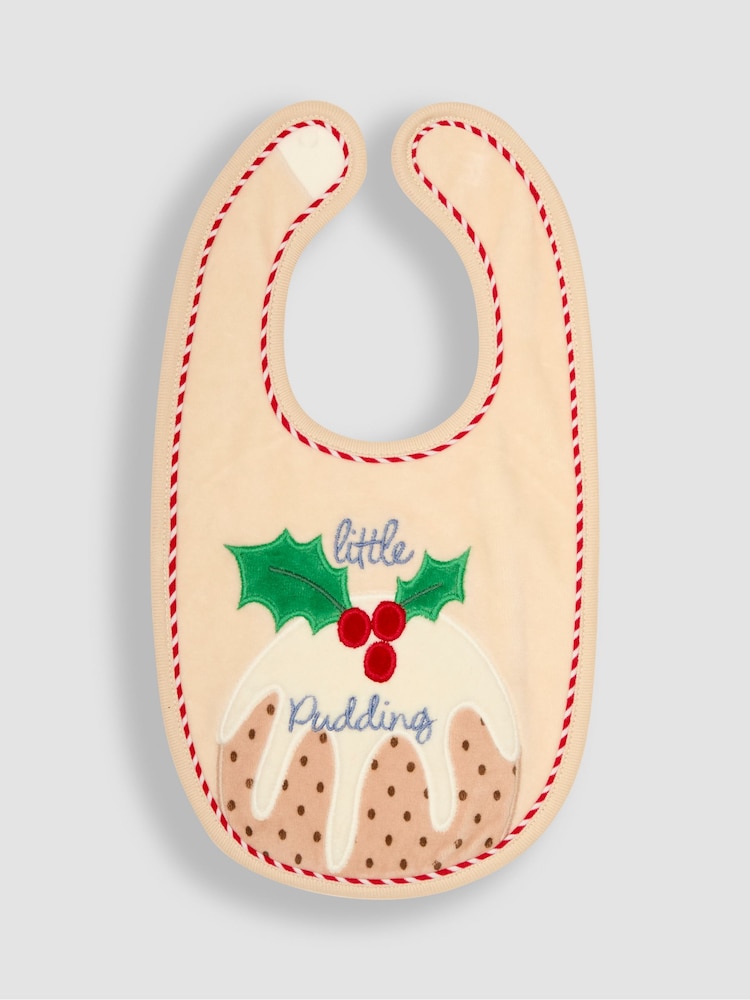 JoJo Maman Bébé Stone Little Pudding Bib - Image 1 of 3