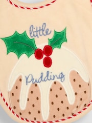 JoJo Maman Bébé Stone Little Pudding Bib - Image 3 of 3