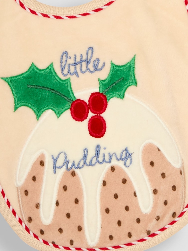 JoJo Maman Bébé Stone Little Pudding Bib - Image 3 of 3