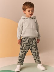 Green Print Side Pocket 100% Cotton Pull On Trousers (3mths-7yrs) - Image 3 of 7