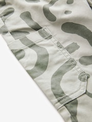 Green Print Side Pocket 100% Cotton Pull On Trousers (3mths-7yrs) - Image 7 of 7