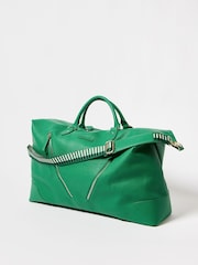 Oliver Bonas Green Ladder Weekend Bag - Image 2 of 8