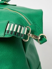 Oliver Bonas Green Ladder Weekend Bag - Image 4 of 8