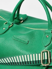 Oliver Bonas Green Ladder Weekend Bag - Image 5 of 8