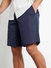 Threadbare Navy Longer Length Cotton Twill Chino Shorts With Stretch - Image 4 of 4