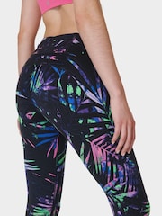 Black Paradise Palms Print - Леггинсы Sweaty Betty Core Workout - Изображение 5 из 9