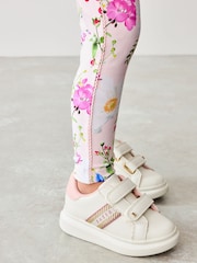 Baker by Ted Baker 2 Piece Organza Bow 100% Cotton T-Shirt And Leggings Set - Image 6 of 13