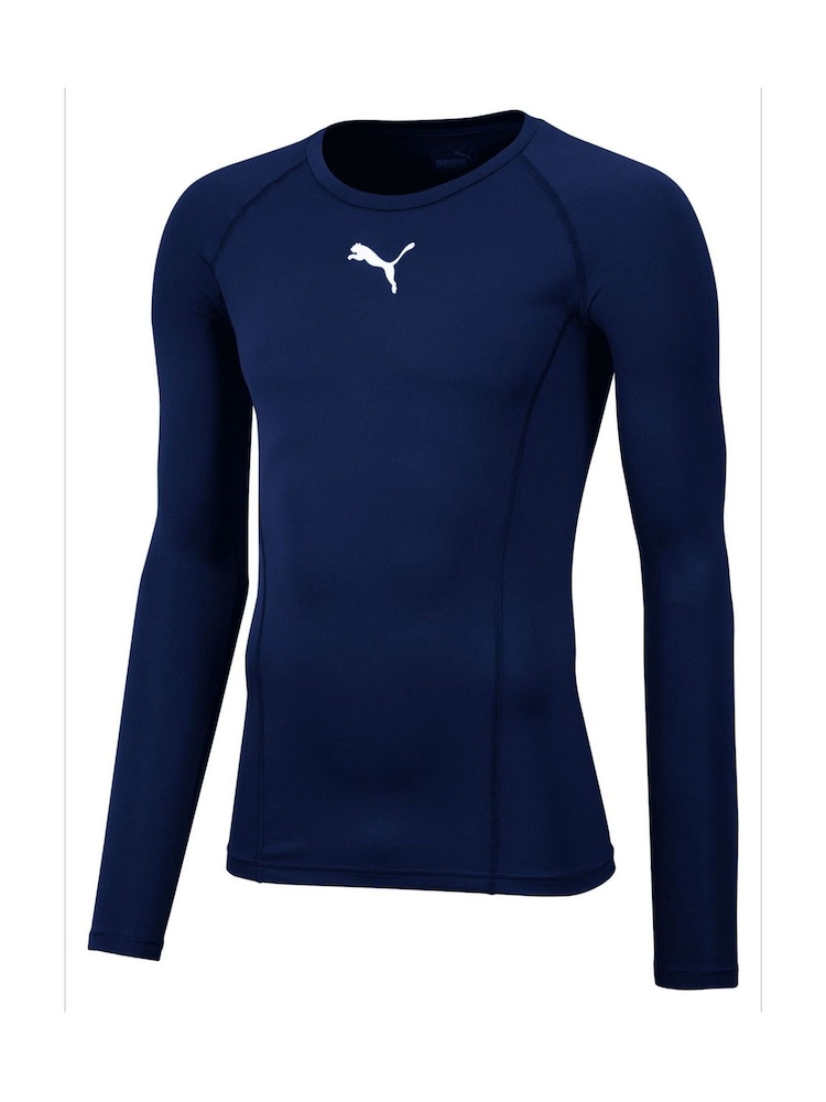 Puma Blue Baselayer Long Sleeve Mens T-Shirt - Image 1 of 1