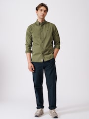 Aubin Hessle Garment Dyed Cotton Shirt - Image 3 of 7