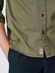 Aubin Hessle Garment Dyed Cotton Shirt - Image 5 of 7