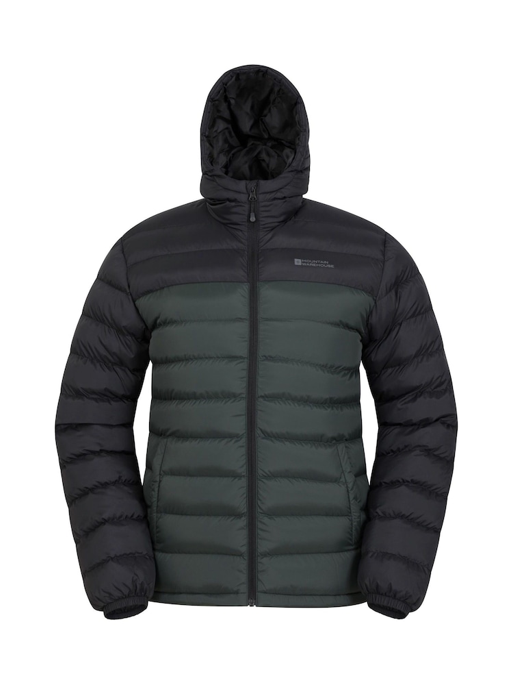 Mountain Warehouse Green Seasons II Mens Water Resistant Padded Jacket - Image 1 of 5