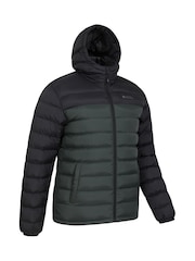 Mountain Warehouse Green Seasons II Mens Water Resistant Padded Jacket - Image 2 of 5