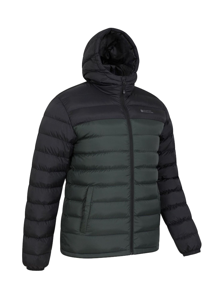 Mountain Warehouse Green Seasons II Mens Water Resistant Padded Jacket - Image 2 of 5