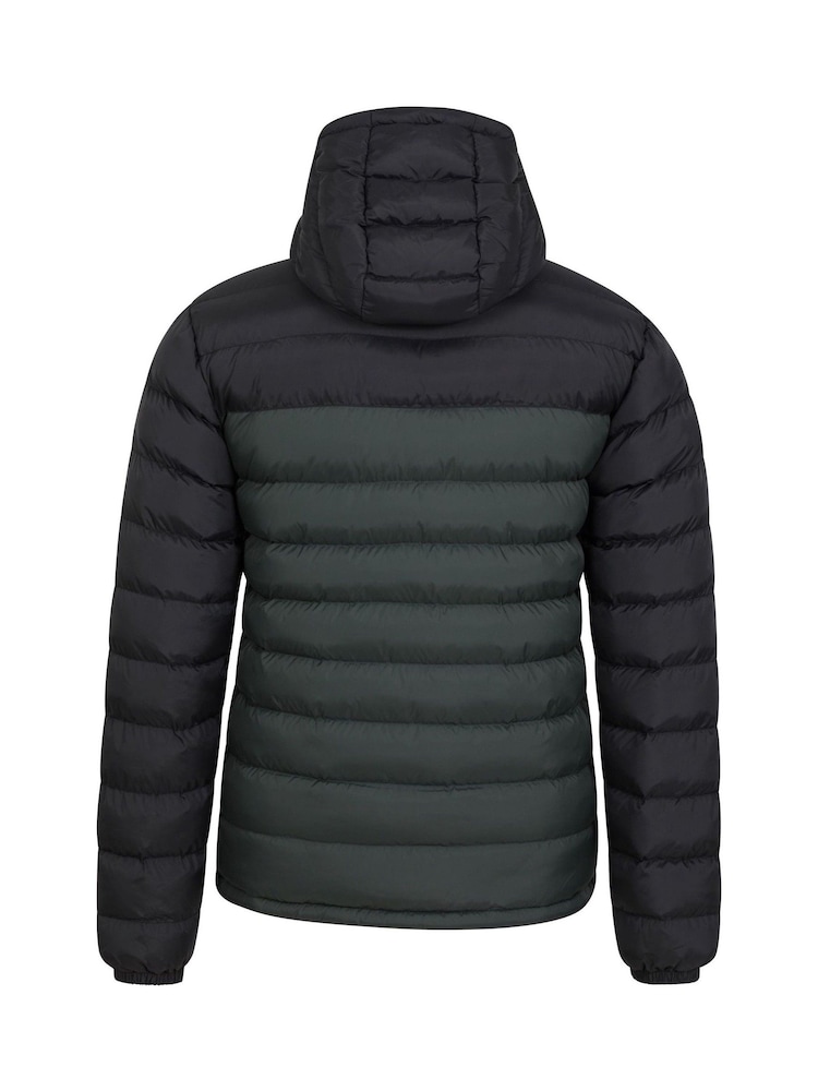 Mountain Warehouse Green Seasons II Mens Water Resistant Padded Jacket - Image 3 of 5