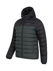Mountain Warehouse Green Seasons II Mens Water Resistant Padded Jacket - Image 4 of 5