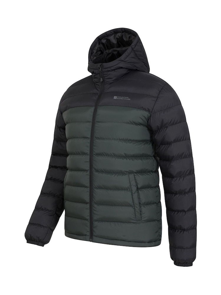 Mountain Warehouse Green Seasons II Mens Water Resistant Padded Jacket - Image 4 of 5