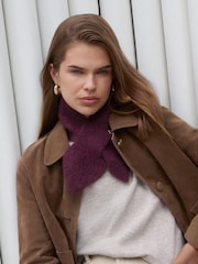 Friends Like These Burgundy Red Brushed Neckerchief - Image 1 of 5